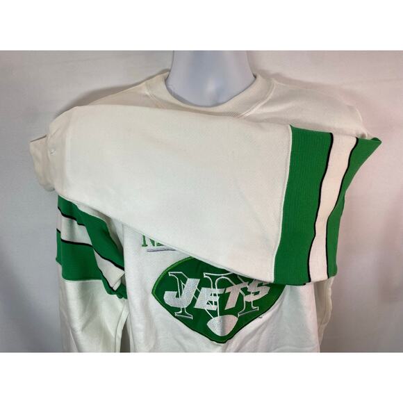 Vintage 1994 New York Jets Embroidered Heavyweight Sweatshirt Size M 22x28 - Picture 10 of 14